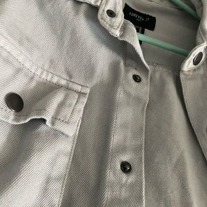 Men’s medium light jean jacket/shirt